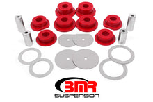 Cargar imagen en el visor de la galería, BMR 08-18 Dodge Challenger Rear Cradle Bushing Kit Polyurethane - Red