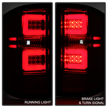 Cargar imagen en el visor de la galería, Spyder Chevy 1500 14-16 Light Bar LED Tail Lights Red Clear ALT-YD-CS14-LBLED-RC