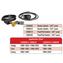 Cargar imagen en el visor de la galería, BD Diesel Push/Pull Switch Kit Exhaust Brake - 5/8in Manual Lever