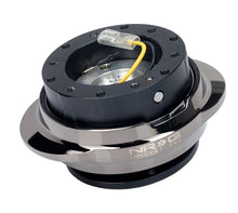 Cargar imagen en el visor de la galería, NRG Quick Release Kit - Black Body/ Black Chrome Oval Ring