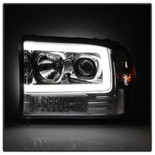 Cargar imagen en el visor de la galería, Spyder 99-04 Ford F-250 Super Duty Light Bar Projector Headlights - Chrome (PRO-YD-FF25099V2-LB-C)