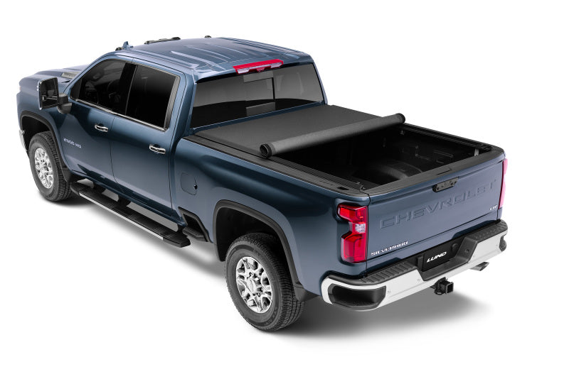 Lund 07-17 Chevy Silverado 1500 (6.5ft. Bed) Genesis Elite Roll Up Tonneau Cover - Black