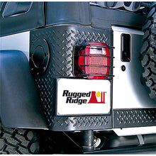 Cargar imagen en el visor de la galería, Rugged Ridge 76-06 Jeep CJ / Jeep Wrangler Black Euro Tail Light Guards