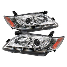 Load image into Gallery viewer, Spyder Toyota Camry 07-09 Projector Headlights DRL Chrome High H1 Low H7 PRO-YD-TCAM07-DRL-C