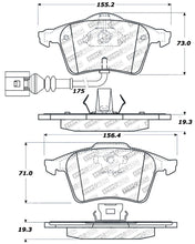 Cargar imagen en el visor de la galería, StopTech Performance 08-09 VW Golf R/Golf R32 / 06-09 Passat (Exc Syncro) Front Brake Pads