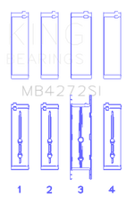 Cargar imagen en el visor de la galería, King Engine Bearings Holden Alloytec 175/190 Crankshaft Main Bearing Set