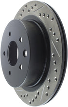 Cargar imagen en el visor de la galería, StopTech 03-05 350Z / 03-04 G35 / 03-05 G35X SportStop Slotted &amp; Drilled Rear Right Rotor