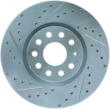 Cargar imagen en el visor de la galería, StopTech Select Sport 06-17 Volkswagen Jetta Slotted &amp; Drilled Front Right Rotor