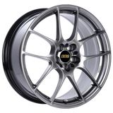 BBS RF 18x9 5x120 ET47 Diamond Black Wheel -82mm PFS/Clip Required