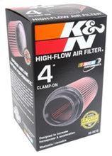 Cargar imagen en el visor de la galería, K&amp;N Universal Rubber Filter 4inch FLG / 6inch OD-B / 4-5/8inch OD-T / 9inch H