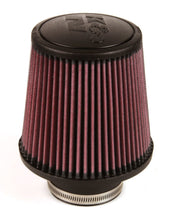 Cargar imagen en el visor de la galería, K&amp;N Universal Rubber Filter - Round Tapered 6in Base OD x 3in Flange ID x 6in H