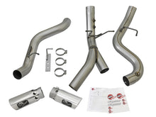 Cargar imagen en el visor de la galería, aFe Large Bore-HD 4in 409-SS DPF-Back Exhaust w/Dual Polished Tips 2017 GM Duramax V8-6.6L (td) L5P