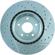 Cargar imagen en el visor de la galería, StopTech Select Sport Nissan Slotted and Drilled Right Front Rotor