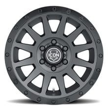 Load image into Gallery viewer, ICON Compression 17x8.5 6x5.5 0mm Offset 4.75in BS 106.1mm Bore Double Black Wheel