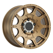 Cargar imagen en el visor de la galería, Method MR308 Roost 17x8.5 0mm Offset 5x5 71.5mm CB Method Bronze Wheel
