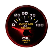 Cargar imagen en el visor de la galería, Autometer Ultra-Lite II 52mm 0-100 PSI Electrical Oil Pressure Gauge