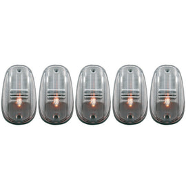 ANZO 2003-2015 Dodge Ram 3500 LED Cab Roof Light Kit Clear 5pc
