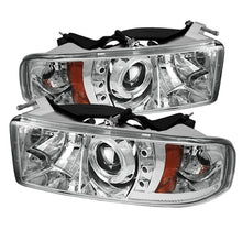 Cargar imagen en el visor de la galería, Spyder Dodge Ram 1500 94-01 94-02 Projector Headlights LED Halo LED Chrm PRO-YD-DR94-HL-AM-C