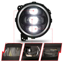 Load image into Gallery viewer, ANZO 2018-2019 Jeep Wrangler Full Led ProjectorH.L Black