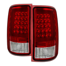 Cargar imagen en el visor de la galería, Xtune GMC Sierra 07-13 LED Tail Lights Red Clear ALT-ON-GS07-G2-LED-RC