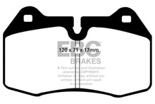 Cargar imagen en el visor de la galería, EBC 94-99 BMW M5 3.8 (E34) Redstuff Front Brake Pads