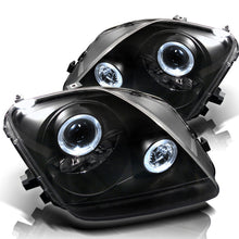 Cargar imagen en el visor de la galería, Spyder Honda Prelude 97-01 Projector Headlights LED Halo Black High H1 Low H1 PRO-YD-HP97-HL-BK