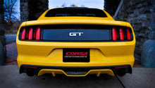 Cargar imagen en el visor de la galería, Corsa 2015-2017 Ford Mustang GT Fastback 5.0 3in Xtreme Cat Back Exhaust w/ Dual Black 4.5in Tips