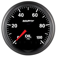 Load image into Gallery viewer, Autometer Elite 52mm Oil Pressure Peak and Warn Gauge w/ Electonic Control