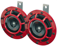 Cargar imagen en el visor de la galería, Hella Supertone Horn Kit 12V 300/500HZ Red (003399803 = 003399801)