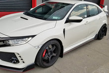 Cargar imagen en el visor de la galería, Rally Armor 17-22 Honda Civic Type R Black UR Mud Flap w/White Logo