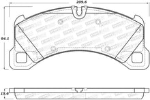 Cargar imagen en el visor de la galería, StopTech 2015+ Porsche Macan / 2017+ Porsche Panamera Street Performance Front Brake Pads