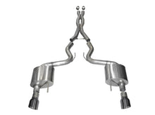 Cargar imagen en el visor de la galería, Corsa 15-17 Ford Mustang GT Coupe 5.0L 3in Xtreme Cat-Back Exhaust Dual Rear Exit w/ Gun Metal Tips