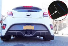 Cargar imagen en el visor de la galería, Rally Armor 12-18 Hyundai Veloster Black UR Mud Flap w/ Silver Logo