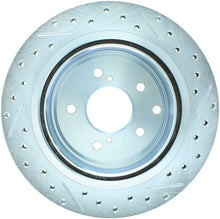 Cargar imagen en el visor de la galería, StopTech 89-96 Nissan 300ZX Select Sport Slotted &amp; Drilled Right Rear Brake Rotor