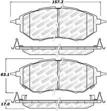 Load image into Gallery viewer, StopTech 14-15 Subaru Forester 2.0L Street Select Front Brake Pads