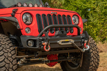 Cargar imagen en el visor de la galería, Rugged Ridge Arcus Front Bumper Tube Overrider Black JK