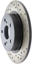 Cargar imagen en el visor de la galería, StopTech SportStop 10-13 Scion tC Slotted &amp; Drilled Left Rear Rotor