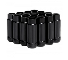 Cargar imagen en el visor de la galería, BLOX Racing 12-Sided P17 Tuner Lug Nuts 12x1.5 - Black Steel - Set of 16