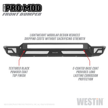 Cargar imagen en el visor de la galería, Westin 2020 Chevrolet Silverado 2500/3500 Pro-Mod Front Bumper