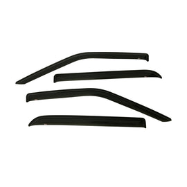 Westin 2015-2018 Ford F-150 SuperCrew Slim Wind Deflector 4pc - Smoke