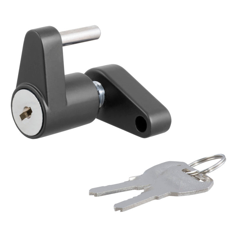 Curt Coupler Lock (1/4in Pin 3/4in Latch Span Padlock Black)