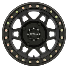 Cargar imagen en el visor de la galería, Method MR405 UTV Beadlock 15x7 / 5+2/38mm Offset / 4x156 / 132mm CB Matte Black Wheel