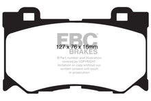 Cargar imagen en el visor de la galería, EBC 08-15 Infiniti G37 3.7 Greenstuff Front Brake Pads