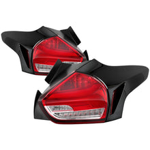 Cargar imagen en el visor de la galería, Spyder 15-17 Ford Focus Hatch LED Tail Lights w/Indicator/Reverse - Red Clr (ALT-YD-FF155D-LED-RC)