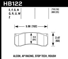 Cargar imagen en el visor de la galería, Hawk StopTech ST-60 Caliper Performance Ceramic Street Brake Pads