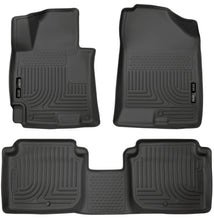 Cargar imagen en el visor de la galería, Husky Liners 2014-2016 Hyundai Elantra WeatherBeater Combo Black Floor Liners