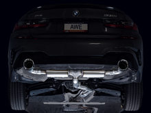 Cargar imagen en el visor de la galería, AWE 19-23 BMW 330i / 21-23 BMW 430i Base G2X Touring Axle Back Exhaust - Chrome Silver