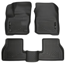 Cargar imagen en el visor de la galería, Husky Liners Weatherbeater 2016 Ford Focus RS Front &amp; 2nd Seat Floor Liners - Black