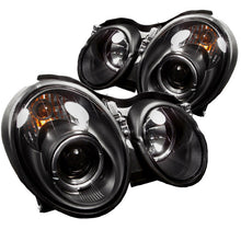 Cargar imagen en el visor de la galería, Spyder Mercedes Benz CLK 98-02 Projector Headlights Halogen Model- LED Halo Blk PRO-YD-MBCLK98-HL-BK