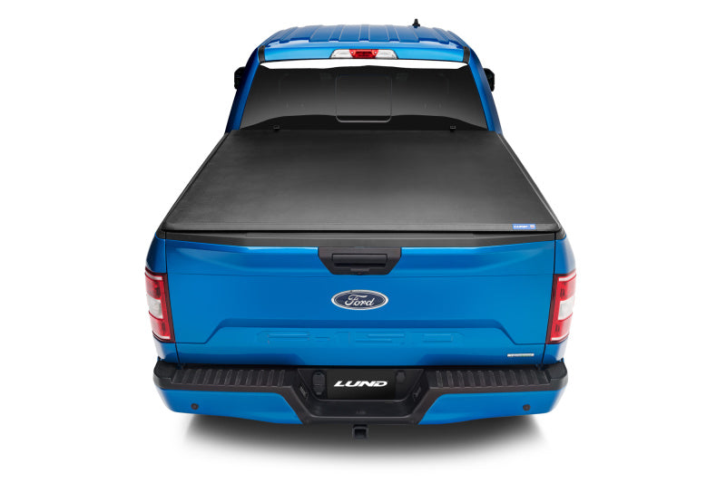 Lund 07-13 Toyota Tundra (6.5ft Bed) Genesis Tri-Fold Tonneau Cover - Black